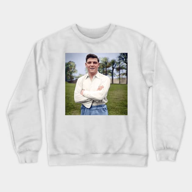 Busby Babe Duncan Edwards Crewneck Sweatshirt by AndythephotoDr